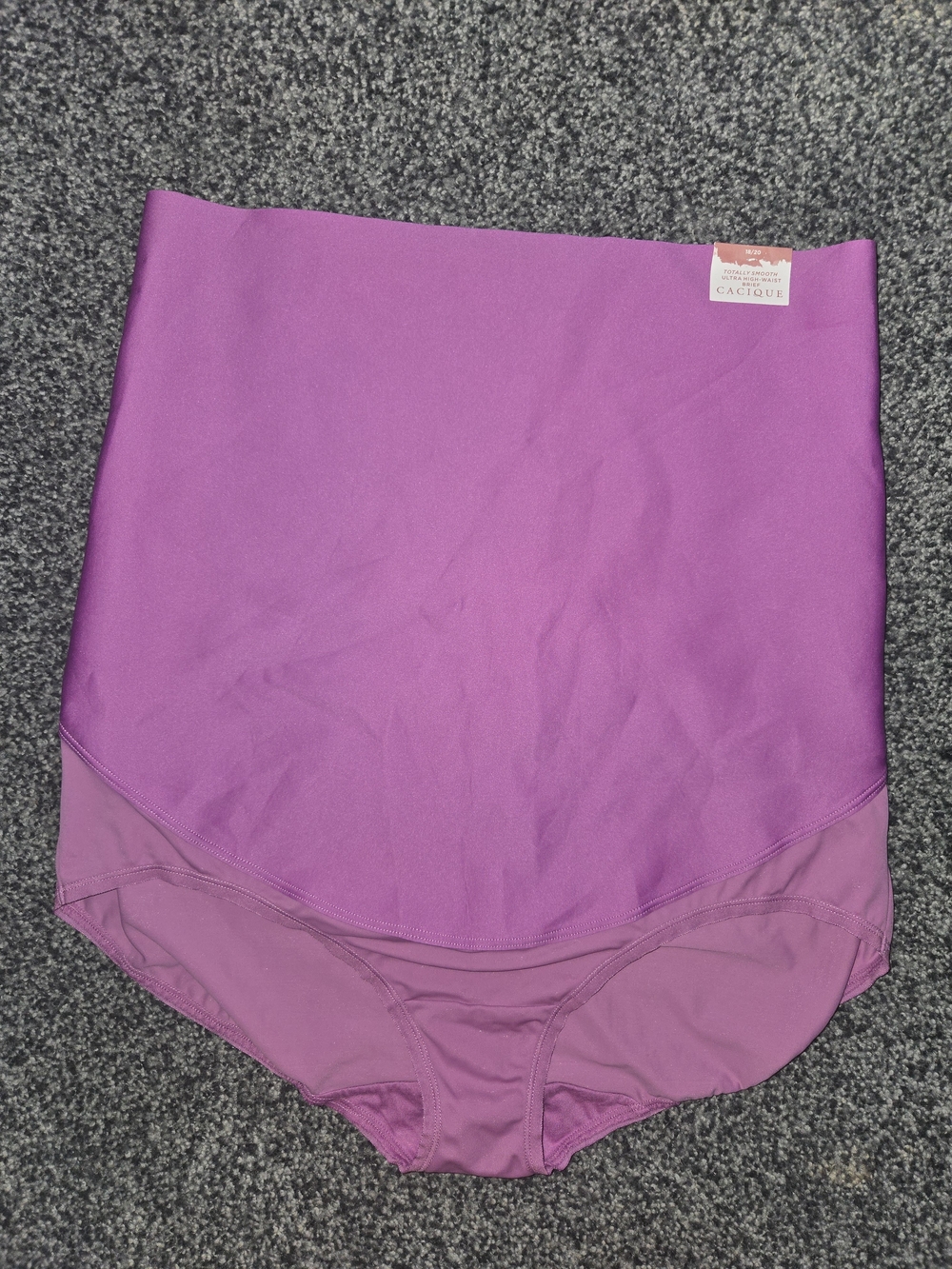 Cacique Magenta High-Waist Shaping Brief